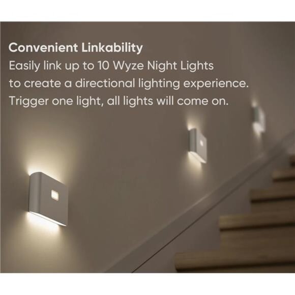 Rechargeable Night Lights with Dusk to Dawn & Motion Sensors, Warm & Soft White - Picture 3 of 7